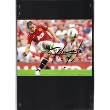 Signed photo of Javier Hernandez the Manchester United footballer. 